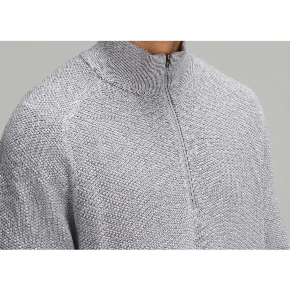 Lululemon Textured Knit Half-Zip Sweater - Picture 3 of 7